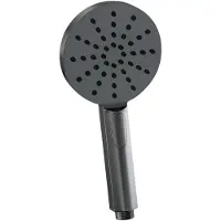Brauer Badkraan Vrijstaand Gunmetal Edition met Handdouche 3-Standen Geborsteld Gunmetal