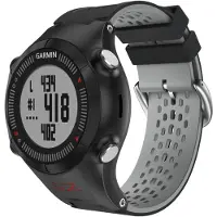 INF Horlogeband voor Garmin Approach S2 - Zwart / Grijs