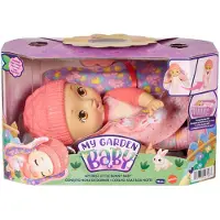 Mattel Mijn Tuin Baby: Mijn eerste knuffelhazen-baby (ongeveer 23 cm), zacht lichaam met pluche oortjes, roze