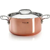 De Buyer Prima Matera braadpan met deksel inductie 28 cm