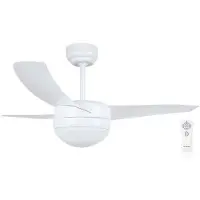 Orbegozo CP 88105, Ventilator met bladen, Wit, Voor het plafond, 105 cm, AC, 60 W