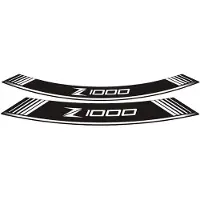 Puig 7590B Velgbanden, speciale uitvoering, geschikt voor KAWASAKI Z1000, wit