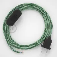 Creative Cables Rz06 Zigzag 1.8 M Lamp Cable Groen
