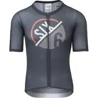 Agu Fietsshirt AGU Men SS Six6 High Summer Charcoal-XXXL