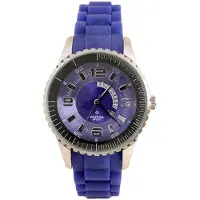 Alpha Saphir 231C Horloge - Rubber - Blauw - Ø 42 mm