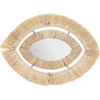 Atmosphera Ibiza wandspiegel Tropi met schelpjes - 43x29cm