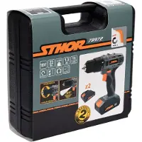 Sthor Boormachine + slagboor, Toya STHOR RETURN - WIPER BATTERIJ LI-ION 18V 78972 (Oplaadbare batterij)