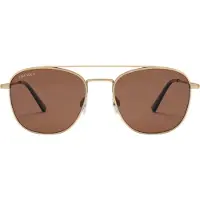 Serengeti zonnebril Carroll SS542004 Matlicht Goud gepolariseerde stuurprogramma's Brown
