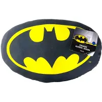 DC Comics kussen Batman junior 38 x 24 cm polyester zwart/geel