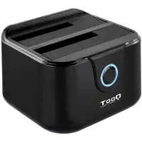 TooQ Dock Station Dual TooQ TQDS-802B 2.5" 3.5" SATA USB 3.0 Zwart