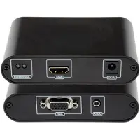Nanocable Adaptateur VGA vers HDMI avec Audio 10.16.2101-BK Noir