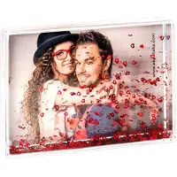 Zep Shake Frame Heart Rood, Transparant Fotolijstset