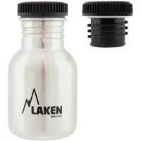 Laken RVS fles 0,35L Basic Steel Plain,