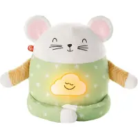 Fisher-Price Peuter Speelgoed Meditatie Muis, Mindfulness Knuffel met Ontspanningsoefeningen