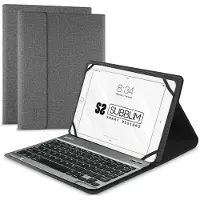 Subblim Tablet en toetsenbord Case Subblim SUB-KT2-BT0002 Grijs Qwerty Spaans Bluetooth