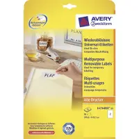 Avery Etiket L4734REV-25 199.3x143.5mm wit 50 stuks