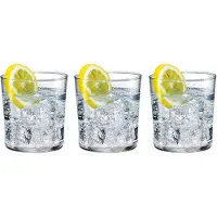 Bormioli Rocco 6x Drinkglazen voor water/sap/limonade Bodega 370 ml - Drinkglazen