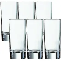Arcoroc 12x Stuks transparante drinkglazen/longdrinkglazen 220 ml van glas - Longdrinkglazen