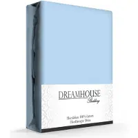 Dreamhouse Hoeslaken - katoen - blauw - 180x220 cm