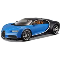 Maisto Schaalmodel Bugatti Chiron 1:24 Blauw - Speelgoed Auto's