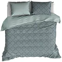 De Witte Lietaer Dekbedovertrek Rosemary Goblin Blue Satijn-200 x 200 / 220 cm | 2-Persoons