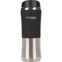 Thermos Thermosbeker Thermos RVS Zwart Zilver 300 ml