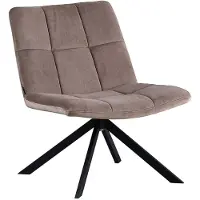 Bronx Velvet fauteuil Eevi taupe.