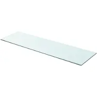 Super Merchant Wandschap transparant 90x25 cm glas