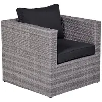 Garden Impressions Montana lounge fauteuil - organic grey - dark antraciet