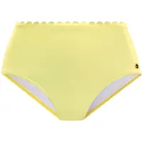 LASCANA Bikinibroek 'Scallop' geel