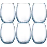Chef & sommelier 12x Stuks luxe transparante drinkglazen 360 ml van glas - Drinkglazen