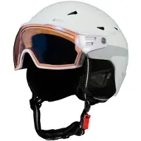 Cairn Maverick Evolight skihelm met vizier, wit