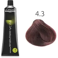 L'Oréal Haarverven & Kleuringen Inoa Inoa Haarfarbe 4.3 middelbruin goud 60 ml