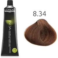L'Oréal Haarverven & Kleuringen Inoa Inoa Haarfarbe 8.34 Lichtblond goud koper 60 ml