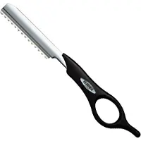 Feather Styling Razor kort Zwart