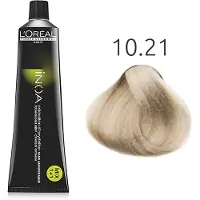 L'Oréal Haarverven & Kleuringen Inoa Inoa Haarfarbe 10.21 Platinablond irisé asblond 60 ml