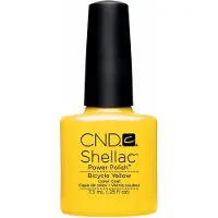 CND Shellac Color Coat Bicycle Yellow 7,3 Nagellak - 7.3ml