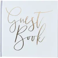 My Dream Day Gastenboek Bruiloft Wit/Goud