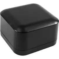 Hammond Electronics 1557DABK Wandbehuizing 120 x 120 x 70 ABS Zwart 1 stuk(s)