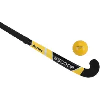 Scoop Straat Hockeyset - Street Hockey Set - Geel - Hockeystick Junior - 26 Inch