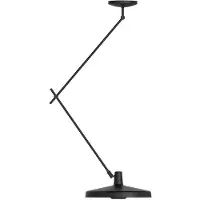 Grupa Products Plafondlamp , Arigato, dimbare, Zwart, Werkkamer / Kantoor, Metaal