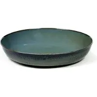 Serax Terres de reves diep bord 21 cm smokeyblue/darkblue - 2 stuks