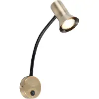 QAZQA Wandlamp brons met flexarm - Karin flex