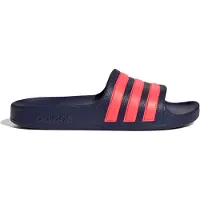 Adidas Adilette + 3 rode strepen Badslippers JR Donkerblauw 29