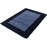 Muratap Basic shaggy kader vloerkleed hoogpolig- 240x340 cm