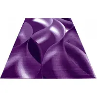 Muratap Plus vloerkleed laagpolig tapijt woonkamer paars- 80x300 cm