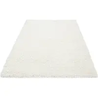 Muratap Basic shaggy vloerkleed creme hoogpolig- 100x200 cm