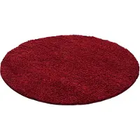 Muratap Basic rond shaggy vloerkleed hoogpolig- 160 cm rond