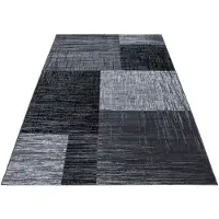 Muratap Plus vloerkleed laagpolig tapijt woonkamer grijs / 120x170 cm