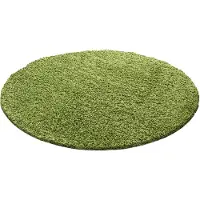 Muratap Basic rond shaggy vloerkleed hoogpolig- 200 cm rond